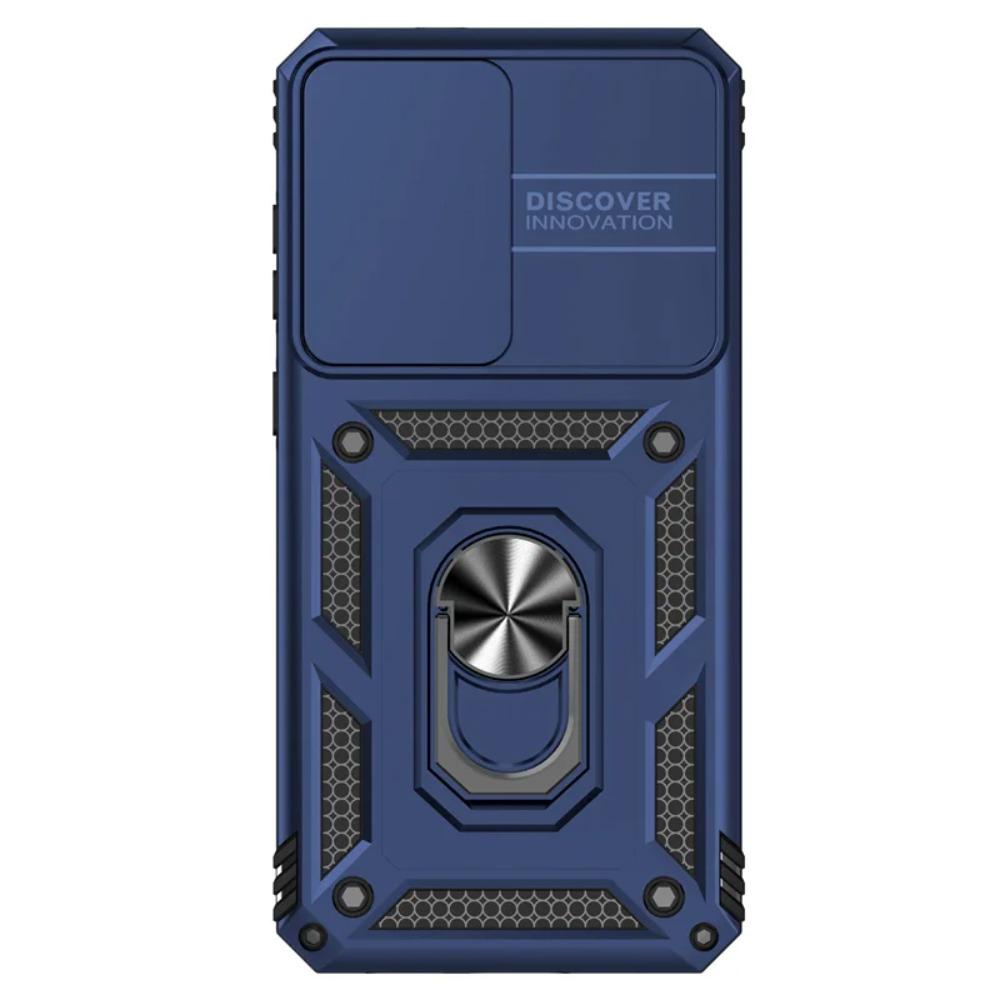 Luxury Car Magnetic Ring Bracket Case For Samsung Galaxy S26 S25 FE S24 S23 S22 Plus Ultra Armor Slide Camera Lens Protect Cover