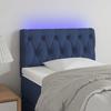 VidaXL LED Headboard Bedroom Furniture Single Bed Accessory Headboard Bed Frame Interior Blue 80x7x78/88 3121928