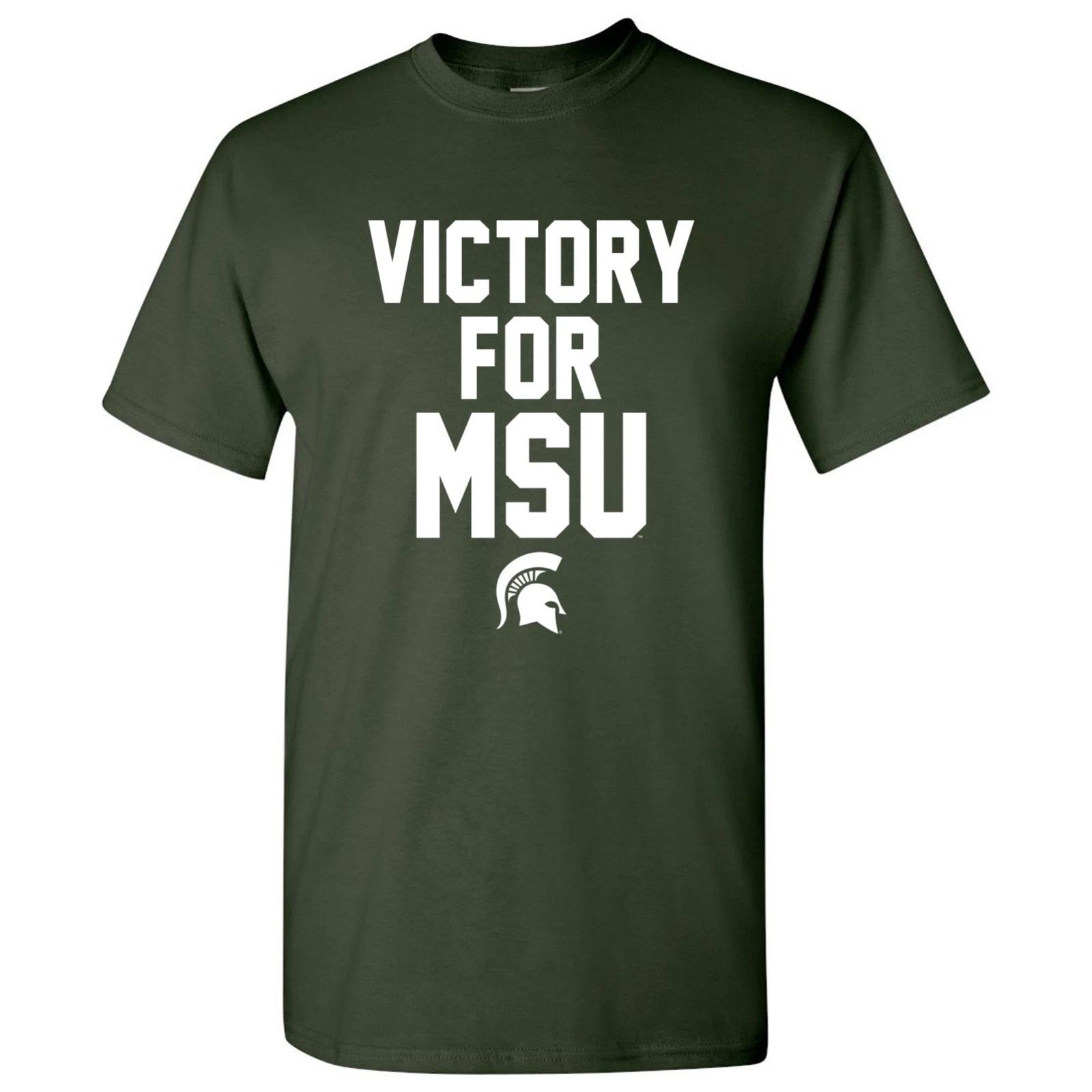 Michigan State Spartans Fight Song Sport Licensed Unisex T-Shirt- Forest 2XL