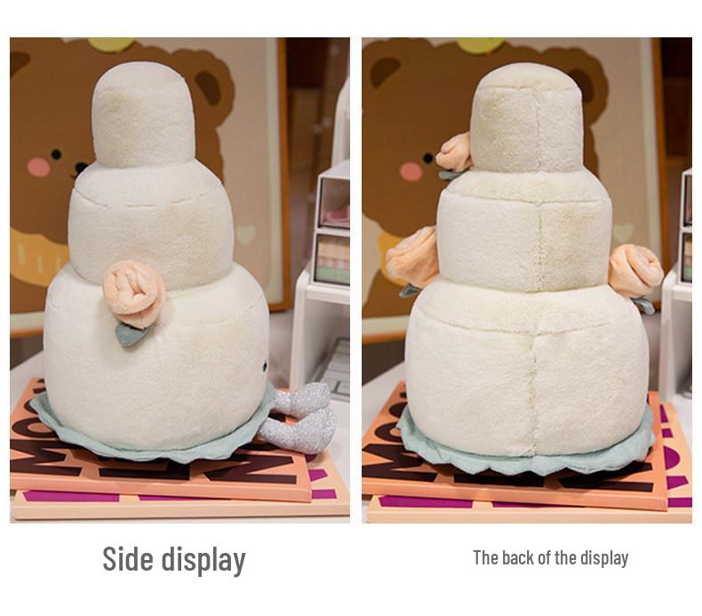 Adorable Birthday Cake Plush Toy Doll - Fun Ramen Prank Gift for Kids