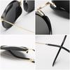 Mote Rund metallramme Speil Solbriller Kvinner Menn Retro Brand Designer Solbriller Trending UV4 Gafas De Sol Mujer