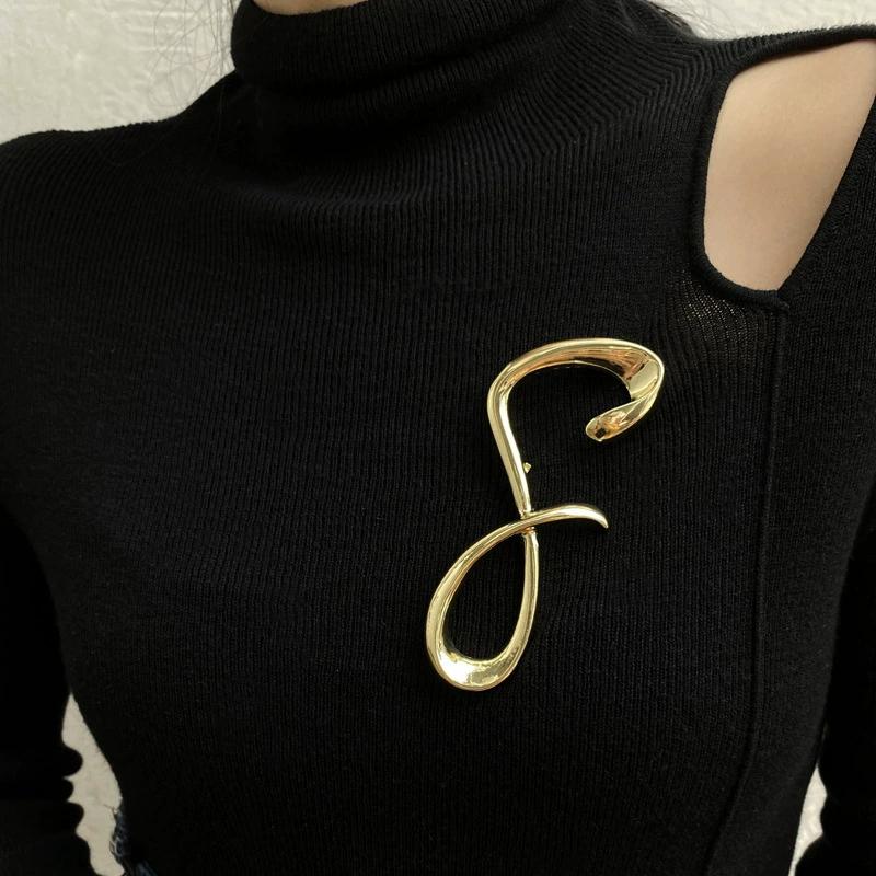 Exaggerated 8 Brooches for Women Men Luxury Exquisite Large Number Brooch Vintage Coat Pin Versatile Clothing Accessories Gift