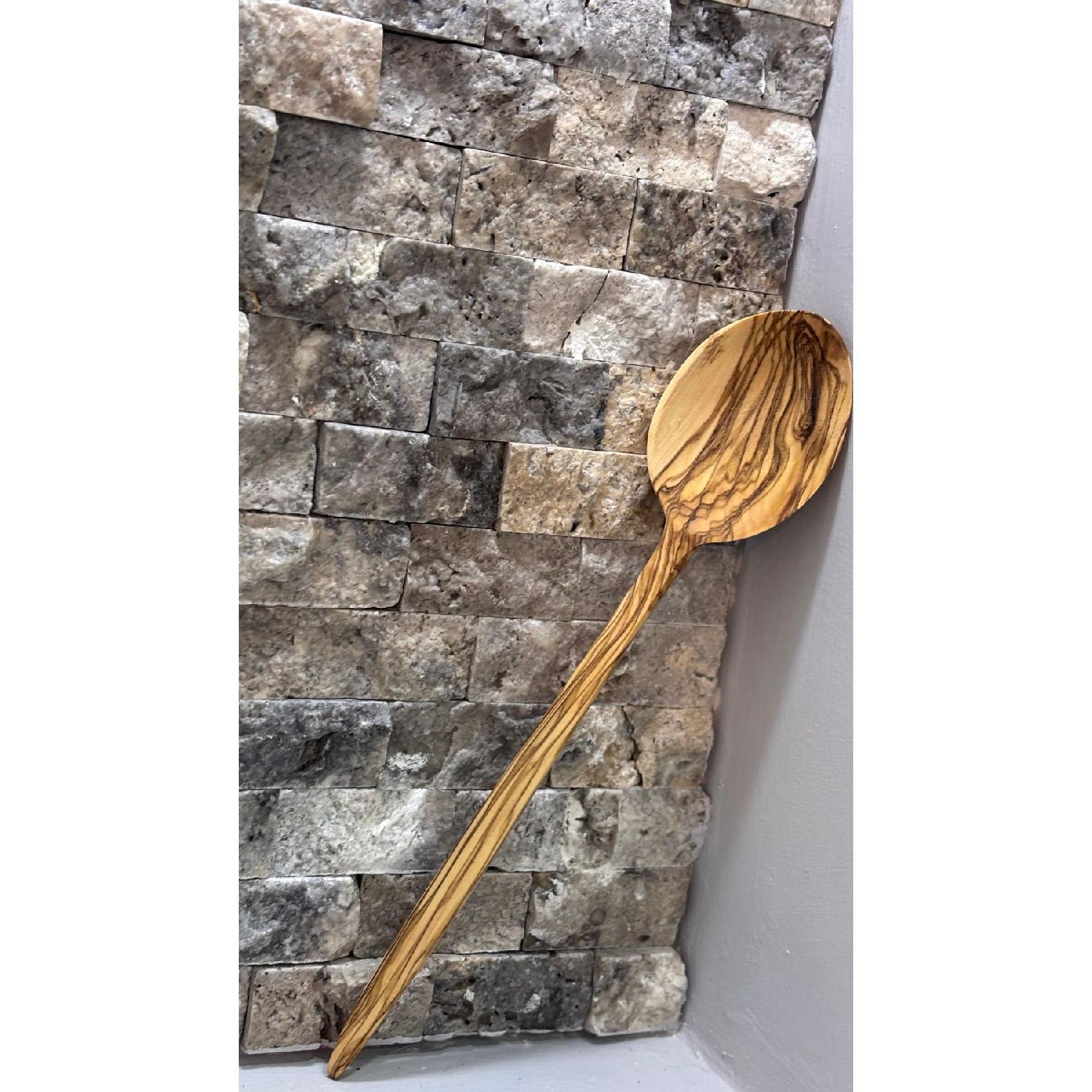 

Arin Homteks Den 1 Piece Wooden Spoon, Handmade From Olive Wood, Table Spoon (w: 5cm, Width: 23cm) коричневый
