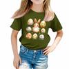 Kleinkind Mädchen Jungen T-Shirts Kinder Top Jungen und Mädchen Bedrucktes Kurzarm T-Shirt