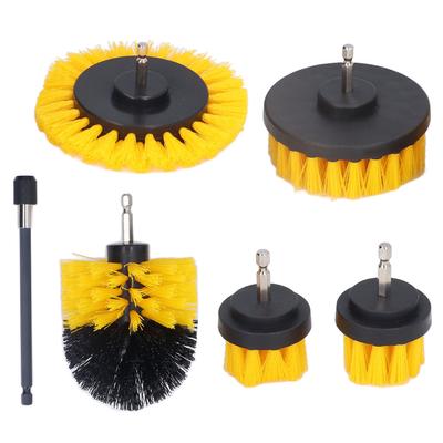 Nylonový vrtací kartáčový set Různé velikosti Elektrické čisticí kartáče s prodlužovací tyčí