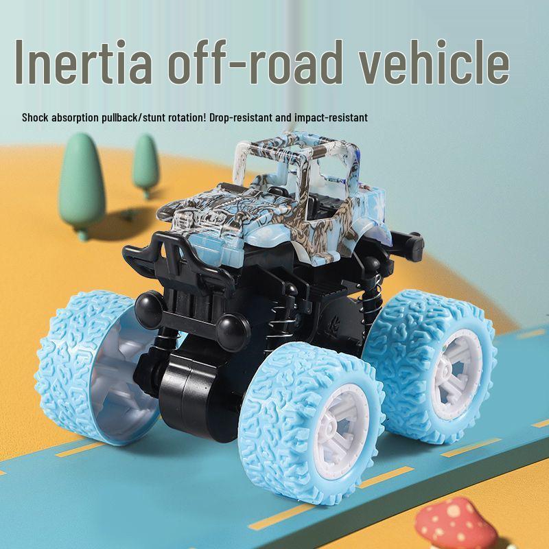 Popular Kids' 4WD Inertia Stunt Car - Drift & Rollover Capabilities