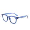 Stylish Unisex Anti-Blue Light Square Glasses Frame 21011 with Optional Prescription Lenses