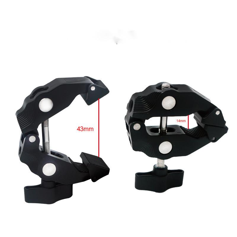 Outdoor Photography & Videography DSLR Camera Mount: Crab Claw Clip
