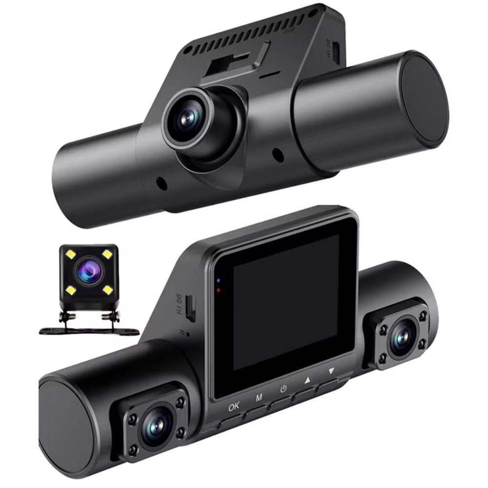 64GB Card Four-Channel Dash Cam Quad-record 24H Parking Monitor Vehicle