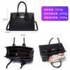 Women's Handbag New Fashionable Large-capacity Shoulder Messenger Women's Bag Simple Platinum Bag Solid Color Matchmaker Bag