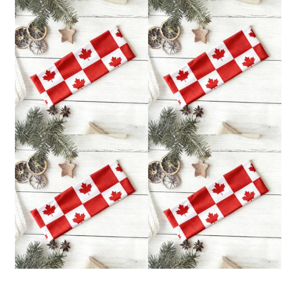 4PCS National Flag Soccer Fan Headband Hair Accessories Elastic Cheer Hairband Country Flag Headband for Fans Sports Event