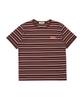 Nontai Multi Stripe Ringer Tee (Wine)