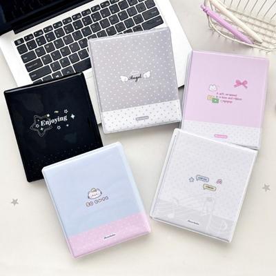 High Quality Polka Dot Photocards Holder Cartoon Series 60 Pockets Photo Album Large Capacity Bill Storage Booklet