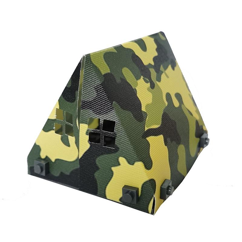 Military Camouflage Tent Battle Field Tentage Building Blocks Marching Tent Army Soldier Medical Team MOC Brick Toy Weapon