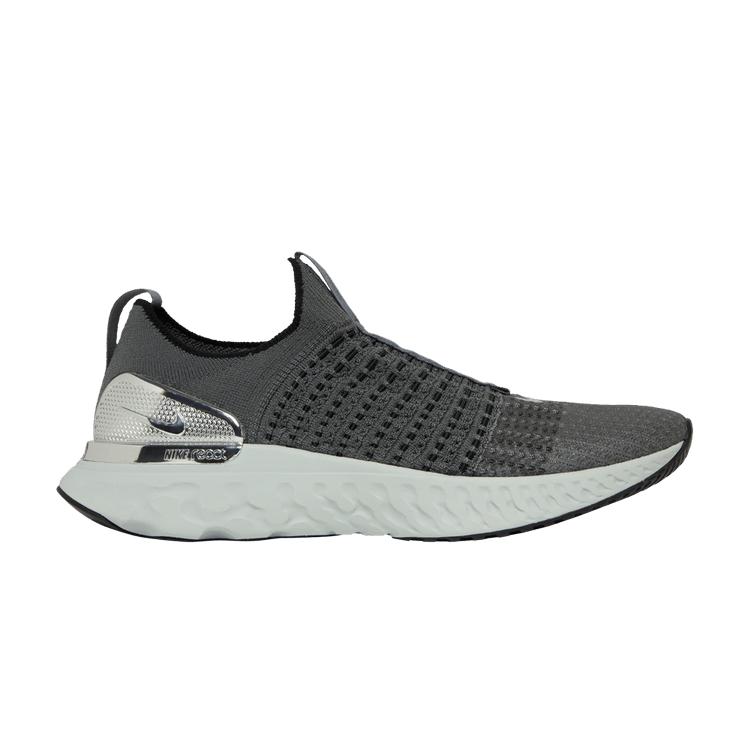 Nike React Phantom Run Flyknit 2 Eisen Grau Silber Herren Sneaker 43 white