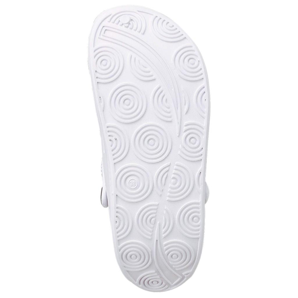 Anfamie Nurse for Nursing Sizes Lavender Sandals, Lightweight, 2-Way, Wide, Sweat-Resistant, Care, Women's, 23.5-24.0cm,