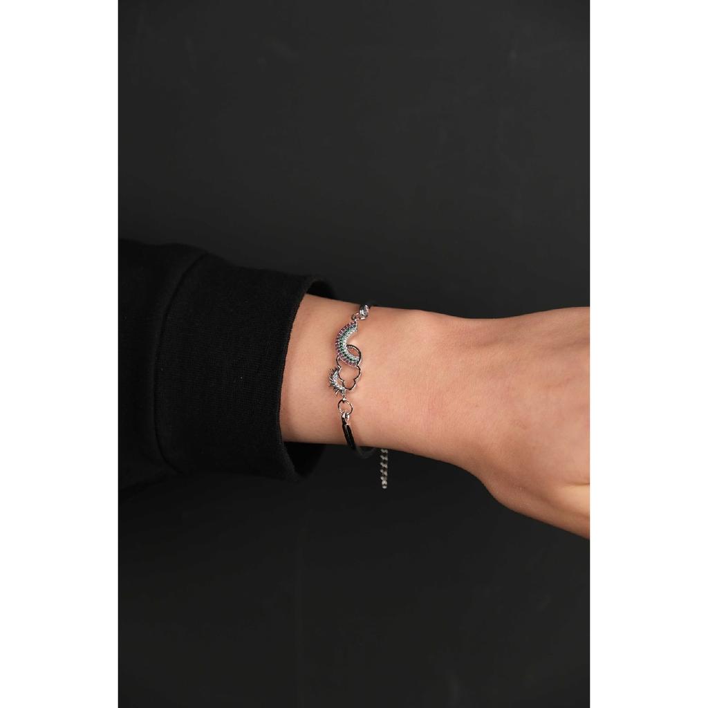 Regenbogen-Wolke-Sonne-Zirkon-Stein-Armband