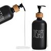 2Pcs Refillable Soap Dispenser Bottle Rust-Proof Lotion Pump Bottle  Accessories Kitchen
