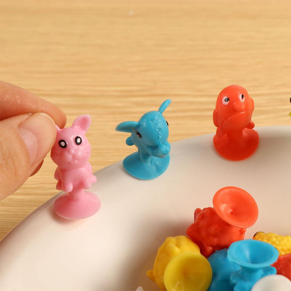 Figures Silicone Mini Doll Cartoon Suction Cup Puppets Capsule Model Sucker Dolls Suction Cup Toys