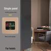 86-Type Hotel Door Switch: Do Not Disturb, Clean Now, Doorbell & LED Indicator
