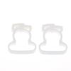2Pcs Milking Machine Tube Triplet Air Hose Fix Clip Air Hose Plastic Clamps Pulsating Triple Tube Rubber Hose Organizing Clips