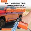 Fuel Transfer Pump 12V 5 GPM 1/7 HP Diesel Pump with Auto Fuel Nozzle