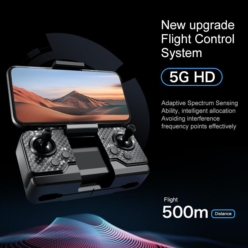 New K811 Max GPS Drone 5G Professional 8K HD Aerial Photography Dual-Camera 360° Intelligent Obstacle Avoidance  Drone with Screen Brushless UAV Toy