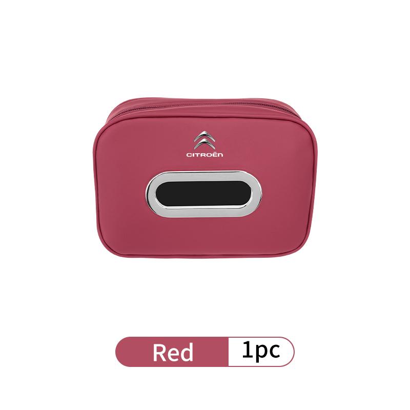 

Car Tissue Box Seat Back Wet Wipes Storage Bag Auto Accessories For Citroen C4 C3 C5 C1 C2 Berlingo Celysee Cactus Picasso