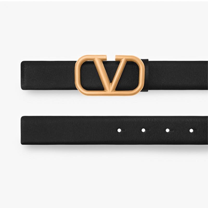 Valentino V Logo Goldgürtel 6y2t0q90 Ecu 0no