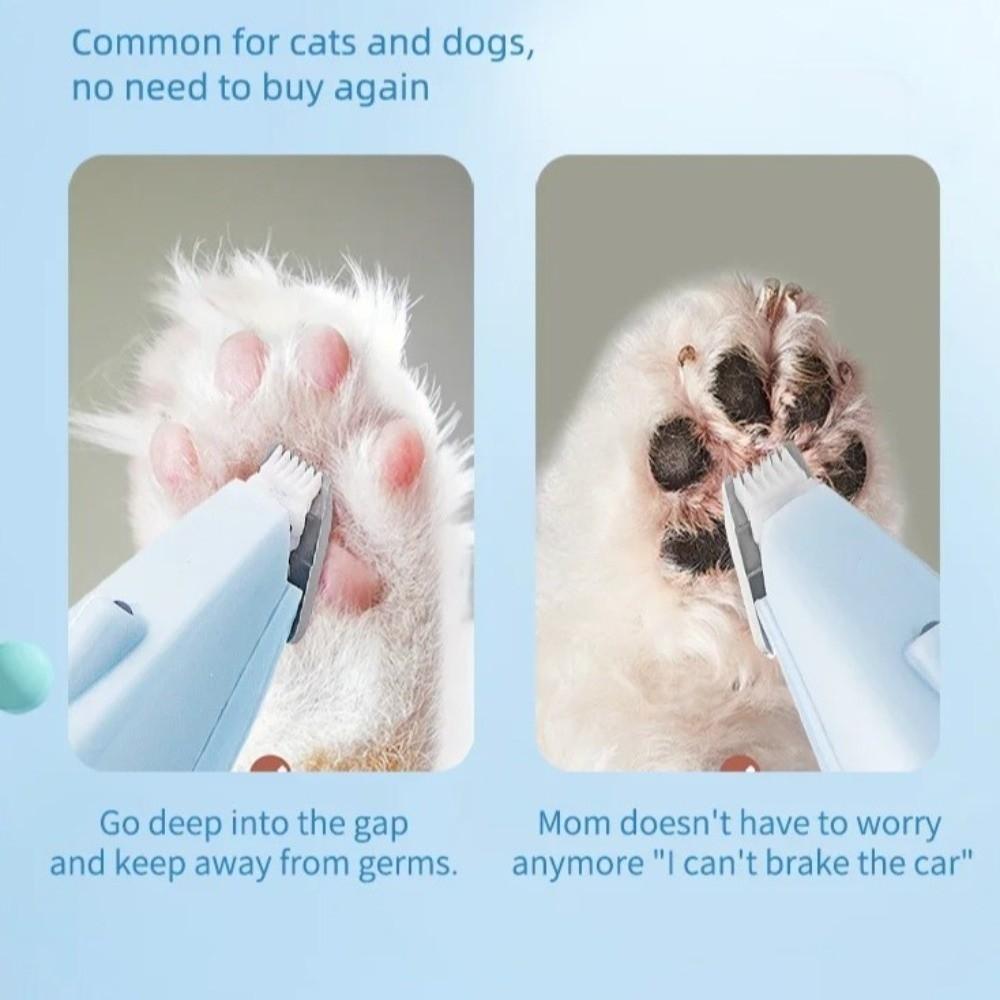 USB Rechargeable Pet Hair Clipper Mute Pet Grooming Clipper Pet Hair Trimmer  Foot Trimming