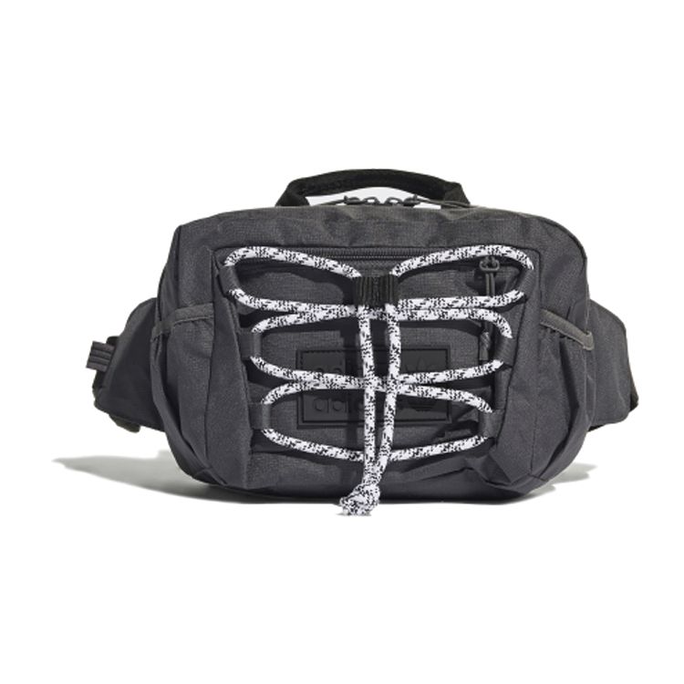 Adidas RYV Practical Style Polyester Sports Waist Bag Unisex Waist Bag Solid-Gray GN2318 Solid Gray