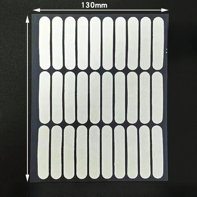 

30 шт. Клейкая лента для ногтей, Подставка для демонстрации накладных ногтей, Клей, Двусторонняя клейкая лента, Практика, Шоу, Квадратная, Круглая, Сильная клейкая наклейка белый