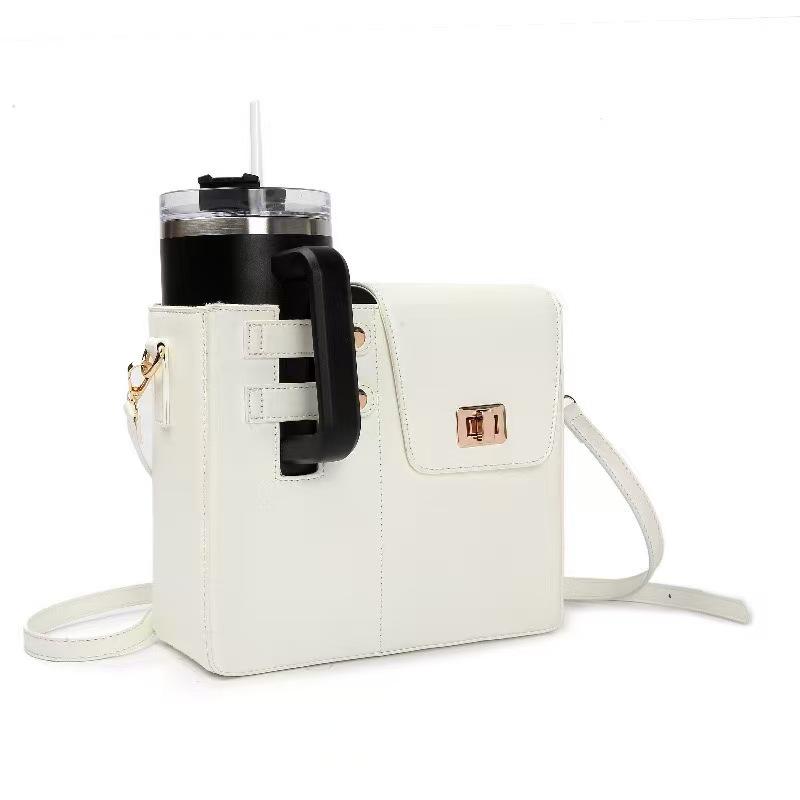 Modna, izolowana torba crossbody na napoje o dużej pojemności