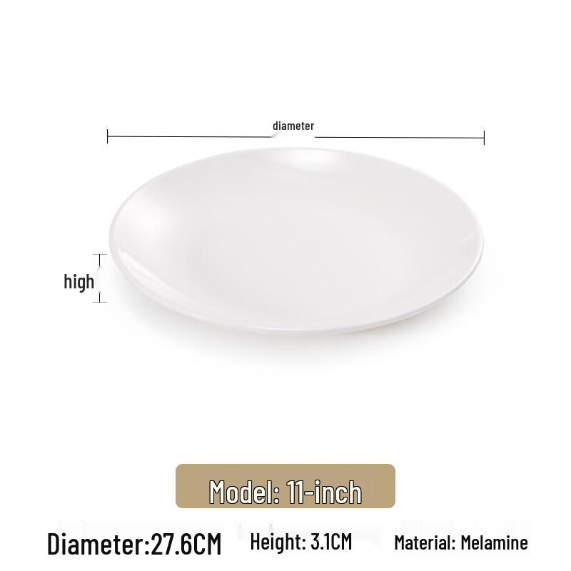 Melamine Round Dinner Plate