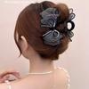 Elegante Strass Chiffon Punkt Schleife Haarklammer für Frauen Mädchen Süßer Haarschmuck Haarspangen Haarnadel Mode Haaraccessoires