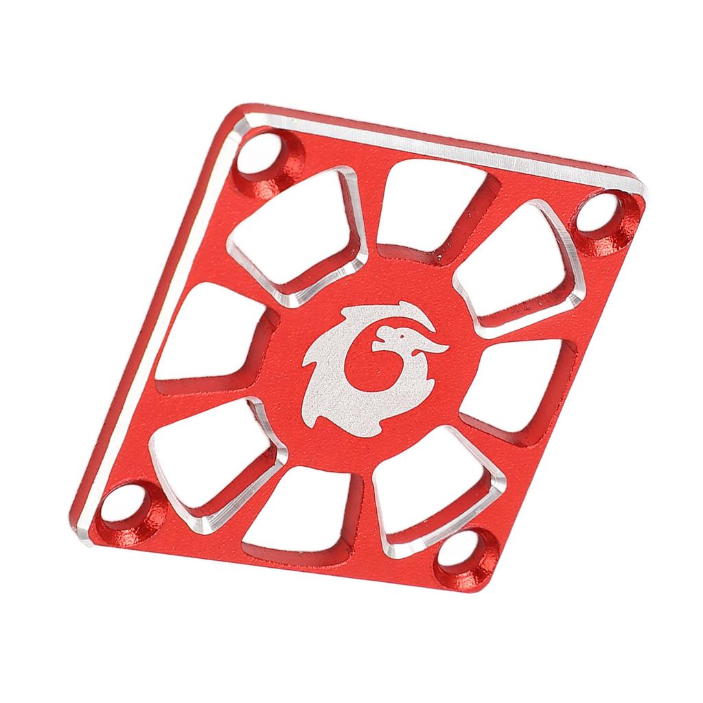 RC Cooling Fan Cover 1.18in Wide Aluminium Alloy Light Sturdy Cool RC ESC Cooling Fan Cover for