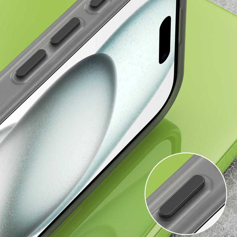 Fundas For iPhone 16 15 Pro Max Candy Color Matte Phone Case For Apple 14 13 12 11 Pro Max 15 16 Plus For Magsafe Magnetic Magsafing Soft Phone Cover