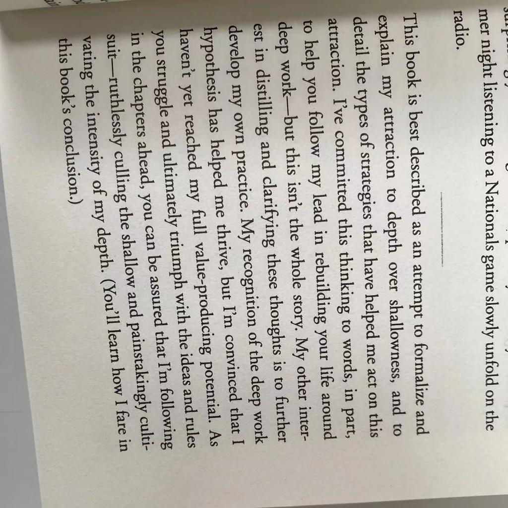 Deep Work By Cal Newport Rules For Focused Success In a Distracted World Novel Paperback In English