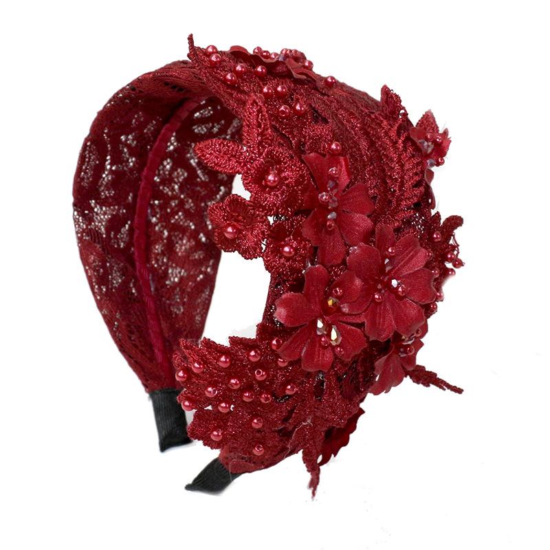 Bentiță Fascinator din dantelă pentru femei Pălărie pentru petrecerea ceaiului Mirese Bentiță voaletă cu colivie Pălării Accesorii Anii 1920 50 Pălării de biserică Articole de cap