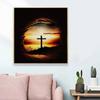 New Arrival 5D DIY Full Circle Diamond Painting "Cross" Embroidery Cross Stitch Home Decor Gift