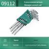 SATA 09112 10-Piece Extra Long Ball End Hex Key Set