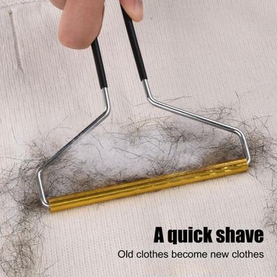 Pet Hair Removal Tool Reusable Lint Remover Portable Carpet Scraper Rake Fuzz Hairball Shaver Brush for Carpet Mat Couch Pet Bed Furniture Rug