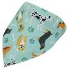 Adjustable Pet Bandana Cotton - Dog Cat Cartoon Print Drool Bib for Daily Use, Triangle Scarf Puppy Kitten Neckwear