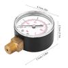 Pressure Gauge 50mm 1Celsius4 BSPT Brass Thread for Fuel   Oil Gas Water (0-15PSI 0-1Bar)