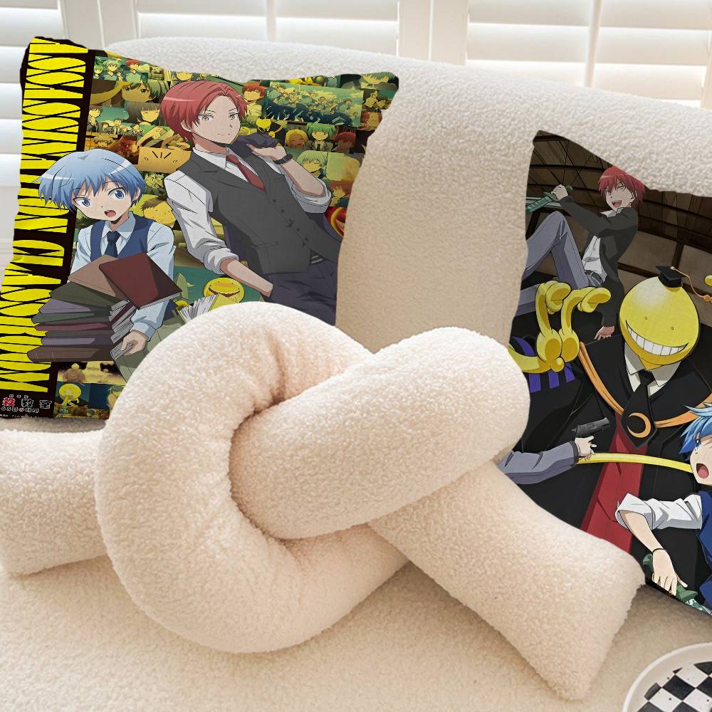 Anime Assassination Classroom Copricuscino Copricuscino decorazione Decorazione Festiva