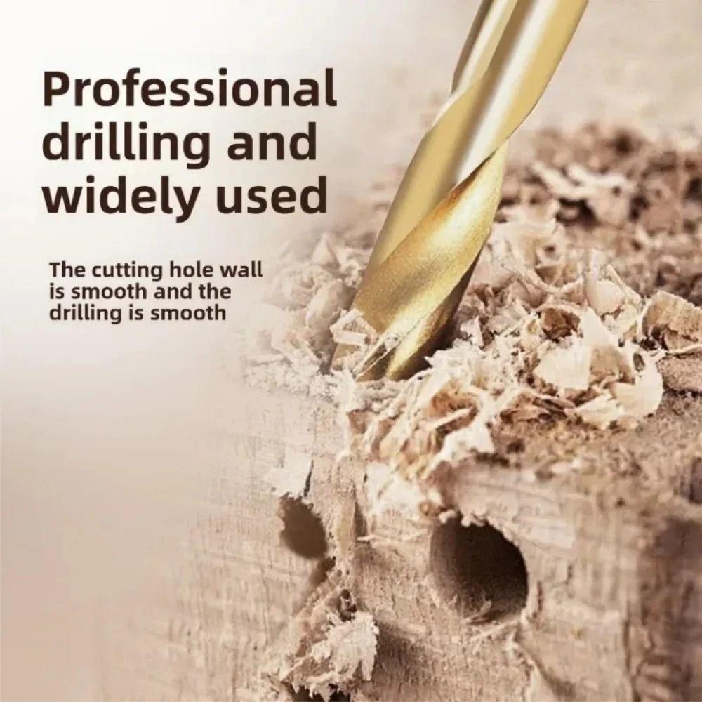 Straight Handle Twist Drill Bit High-Speed Steel Metal Drill Drill Bit