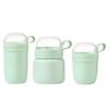 Portable Breakfast Cups Stainless Steel Lunch Cup Double-Layer Insulated Food Jar with Spoon Leakproof Travel Salad Container for Soup Salad