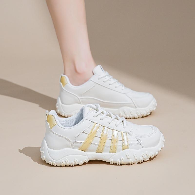 

Fashion 2025 Autumn New Women s Shoes Breathable Versatile Lightweight Casual Soft Soled Comfortable Sports Shoes Zapatos De Mujer 40 жёлтый