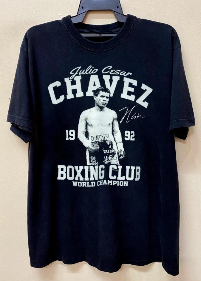

Rare Julio Cesar Chavez Gift For Fan Cotton Black All Size Unisex T-shirt L