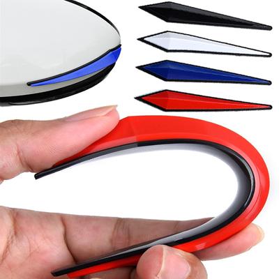 4 stuks Auto Anti-kras Beschermende Sticker Carrosserie Bumper Anti-botsingsbescherming Deur Achteruitkijkspiegel Randbeschermer Rubber Strip